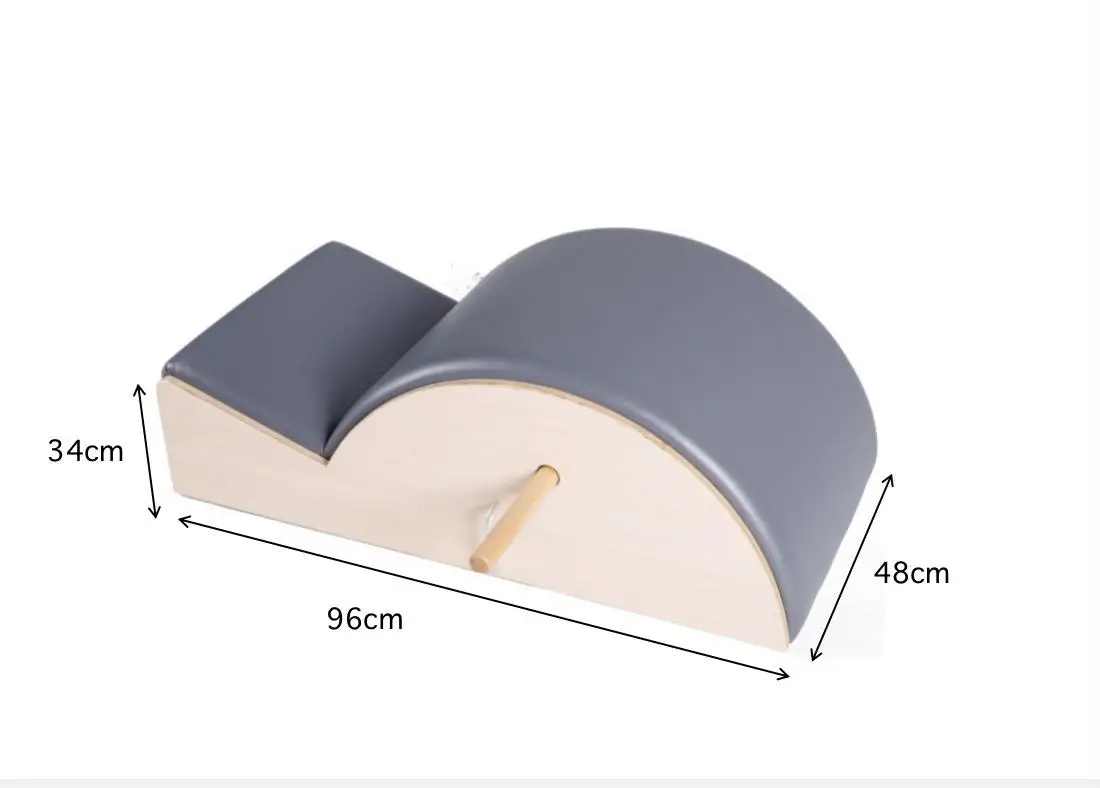 Solid Wood Portable Silent Smooth Adjustable Backrest Support Posture Pilates Spinal Orthotics