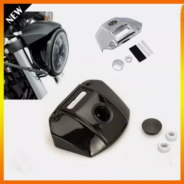 

EU QUALITY Motocycle Black Headlight Mount Bracket cover For Harley Sportster XL 883 1200 XL883 XL1200 92-2013 Motor Accessories