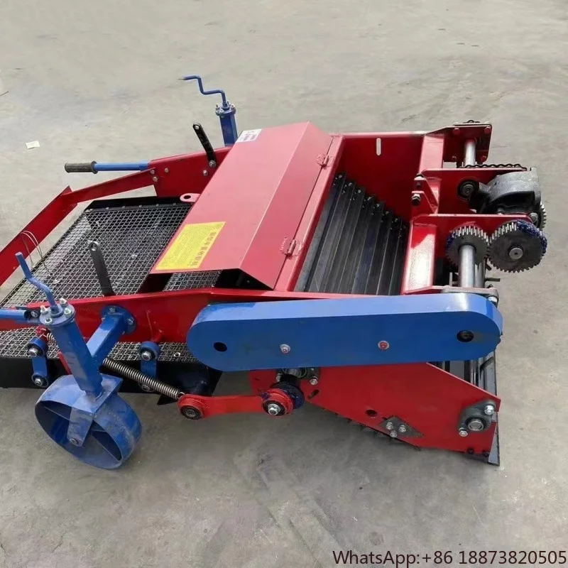 Walking tractor herb harvester specializes in collecting granular herbs Pinellia ternata harvester