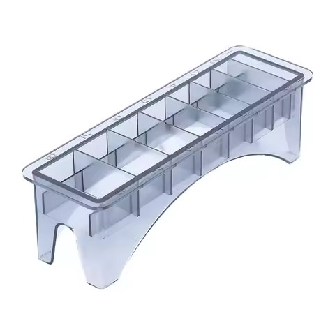 8 Grid Base Storage Box for 8P Universal Hair Clipper Barber Hair Styling Tool Kit AccessoriesLimit Guide Comb