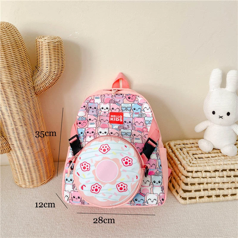 Personlizaion Your Name Bus Pattern Backpack for Students Travel Shaped Shoulder Backpack