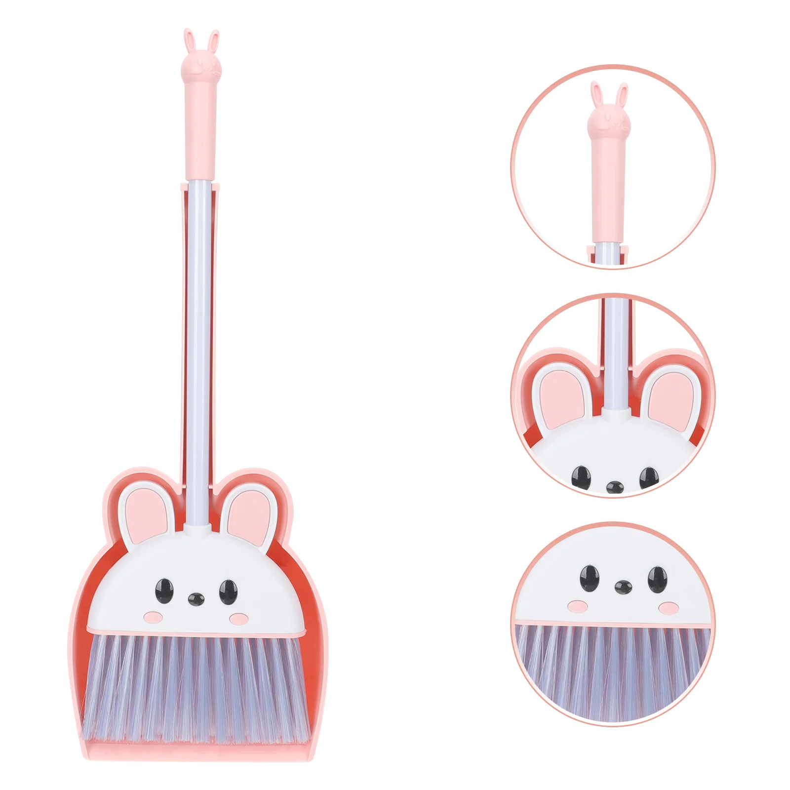 Mini Broom Set Kit Dust Toddler Outdoor Toys Prop Dustpan for Children Cleaning Brush