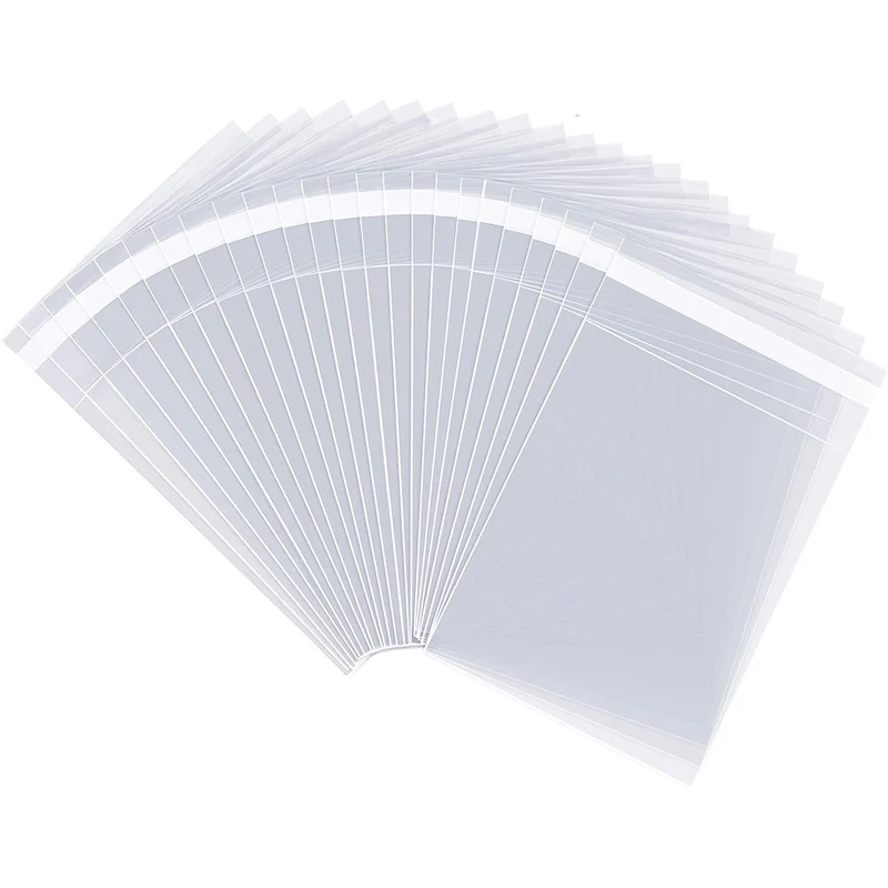 1 pack of 100 pieces For NES OPP Self Seal BagsPlastic Storage Pouches for Game Cartridge Manual Protection Dustproof