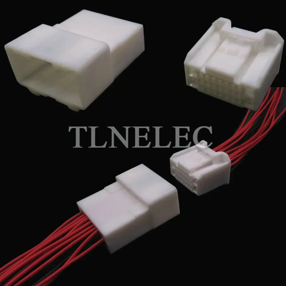 25 Pin Way 90980-12414 90980-12413 Auto Cable Connector With Wires Car Hybrid Connector Unsealed Sockets 7282-4855 7283-4855