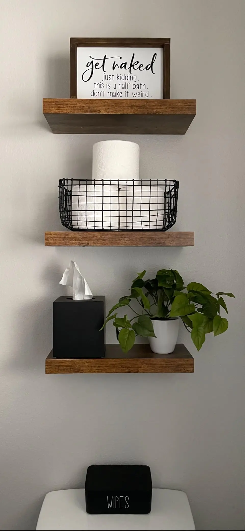 

Factory wall shelf paintings 40 cm natural oak - functionality and modern design