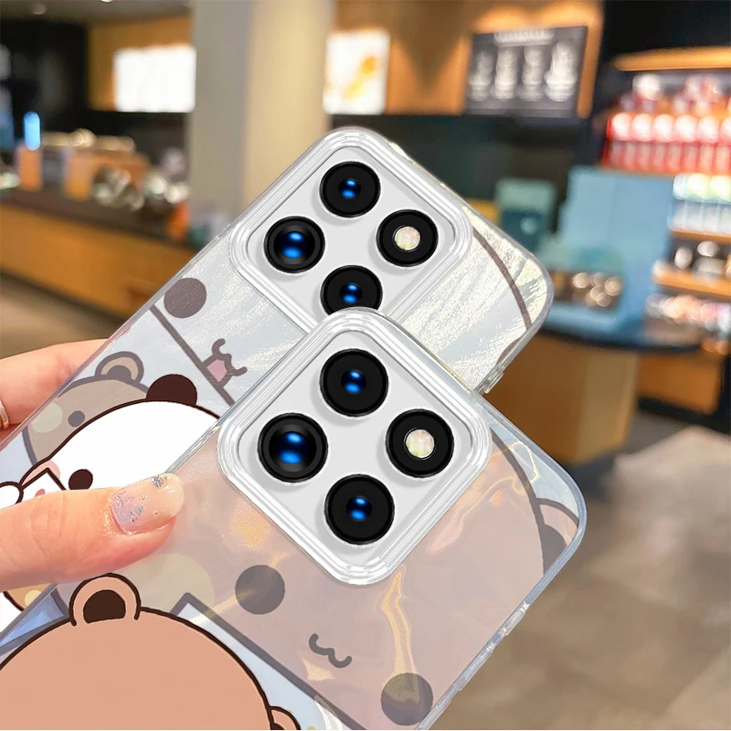 Cute BuBu DuDu Couple Cartoon Phone Case For Xiaomi 15 Pro Case Poco X6 X3 F6 M6 M4 Pro C75 13T 14T 11X 11 Lite Shockproof Cover