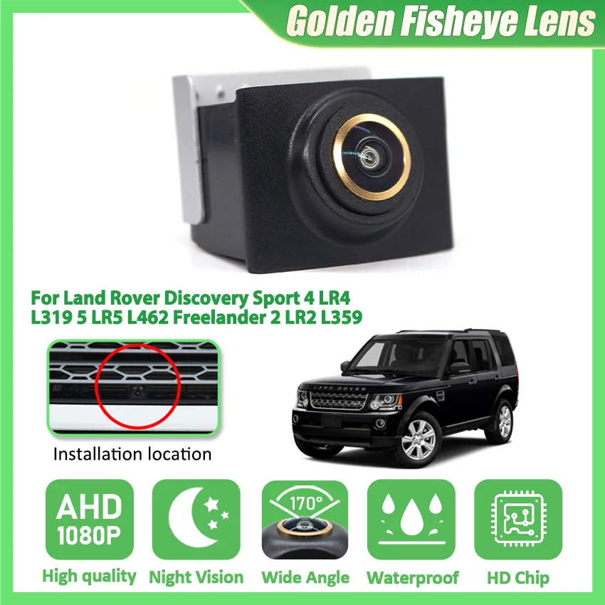 

AHD 1080P «рыбий глаз» автомобильная камера с положительным логотипом переднего вида для Land Rover Discovery Sport 4 LR4 L319 5 LR5 L462 Freelander 2 LR2 L359