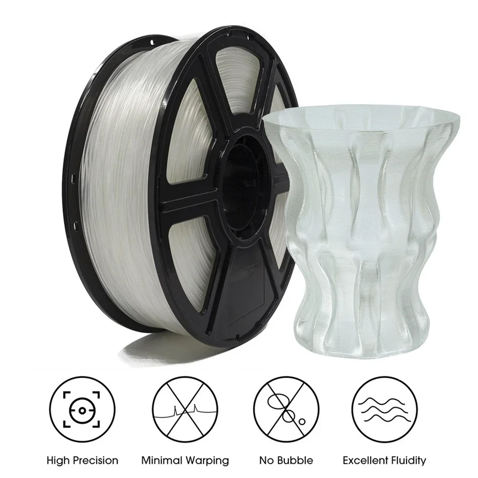 250g 1.75mm Nylon 3D Printer Filament PAL Polyamide High Tensile Strength Flexibility Sublimation 3D Printing Nylong Filament1kg