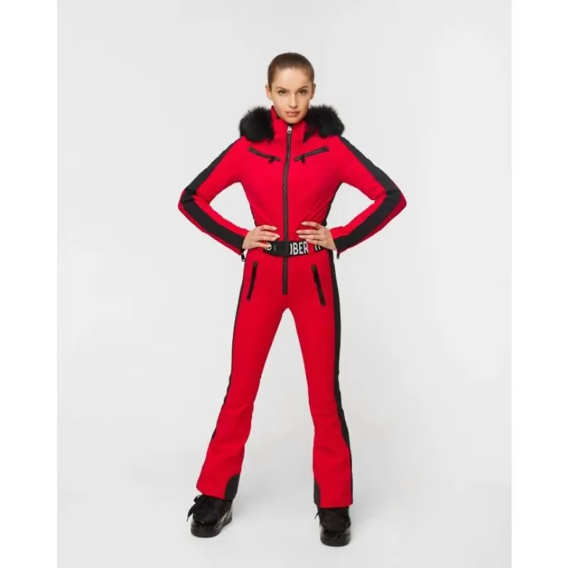 STLF Low MOQ Factory بالجملة بدلة تزلج قطعة واحدة موضة بذلة مقاومة للماء مآزر قطعة واحدة بدلة ثلج للتزلج على الجليد