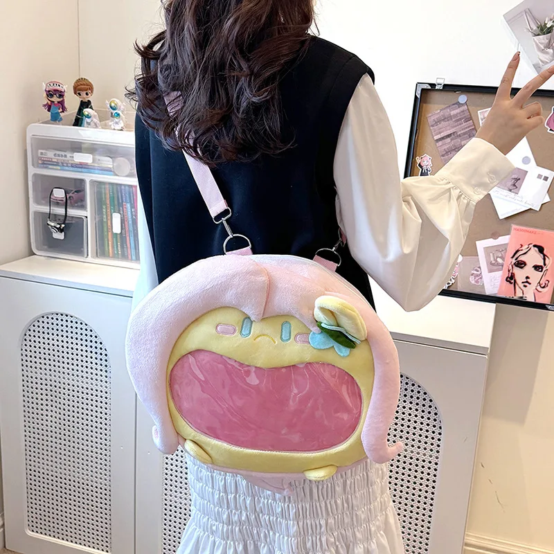 MINISO بلدي ليتل المهر Itabag الكرتون Fluttershy أفخم شفافة على ظهره الفتيات هدايا العيد أنيمي الأجهزة الطرفية هدايا عيد