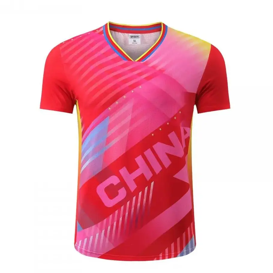 New CHINA National Team Table Tennis Jerseys for Men Male Female Kid Ping Pong Jersey Boys Volleyball Shirt Tennis Kit Clothes