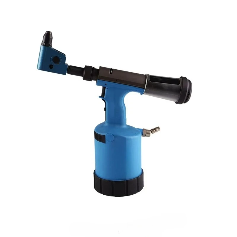 Pneumatic automatic rivet nut gun, air fastening tool compatible with M3, M4, M5, M6, M8, M10 and 1/4" aluminum rivet nuts