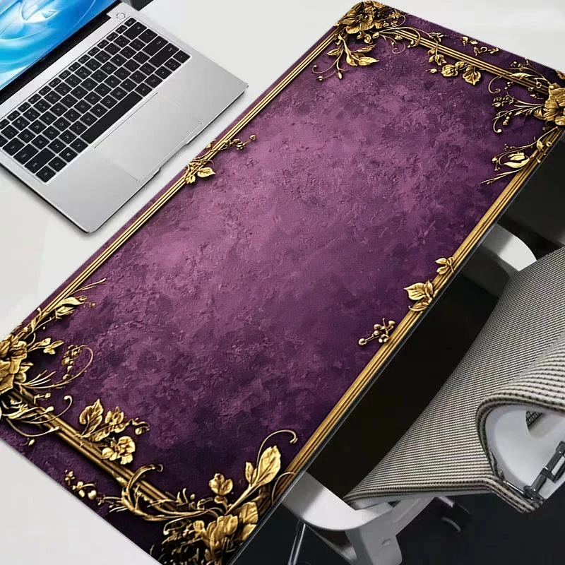 Mouse Pad Gold plated three-dimensional Gaming Accessories Mousepad Gamer PC Completo Computer Keyboard Desk Mat Varmilo