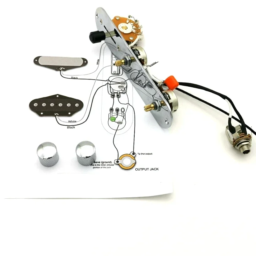 

Guitar Pickups Wiring Harness Guitar 250K Copper shaft potentiometer Pickups, Suitable