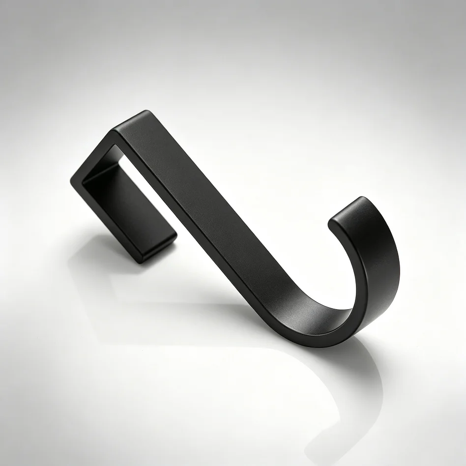 Heavy Load Aluminum Alloy S‑Shape Slidable Hooks, Practical Accessories for Kitchen & Bathroom Shelving Organizer