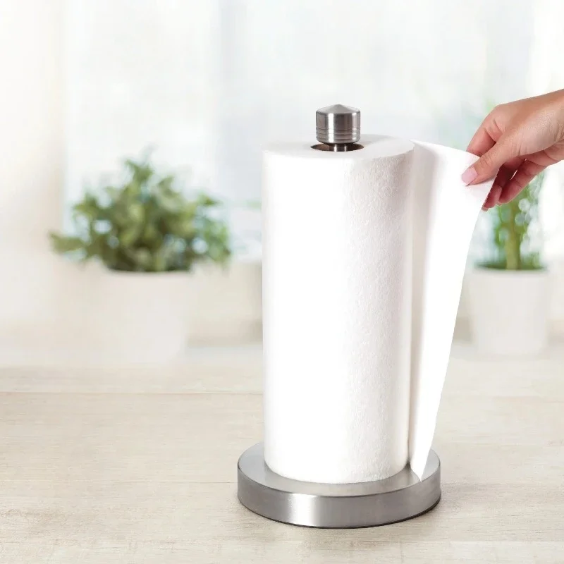 

Hot Sale.Perfect Tear Paper Towel Holder Brushed Stainless Steel.NEW