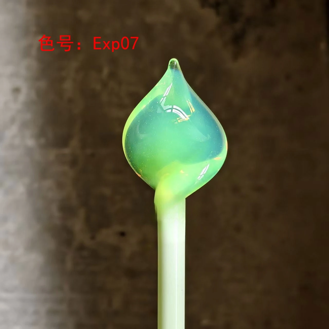 Exp07 Fifth Element Green Pearl Lampwork Glass Rod High Borosilicate COE3.3 DIY Handmade Craft Glass Bar