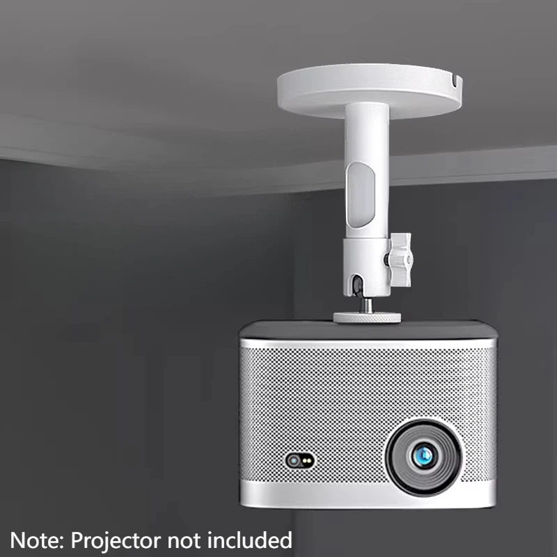 Projector Wall Hanging Ceiling Stand Suporte Projector Holder Wall Bracket for 5kg Projectors,Aluminum Alloy Wall Mount Bracket