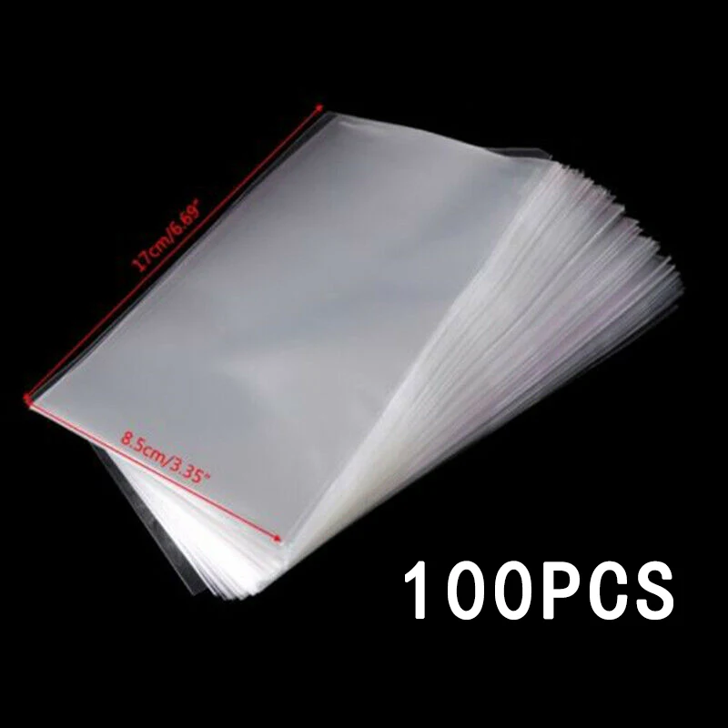 Pocket Paper Money holder Collections Protector Polypropylene Transparent 80mm*170mm 100pcs With box Case Currency Storage