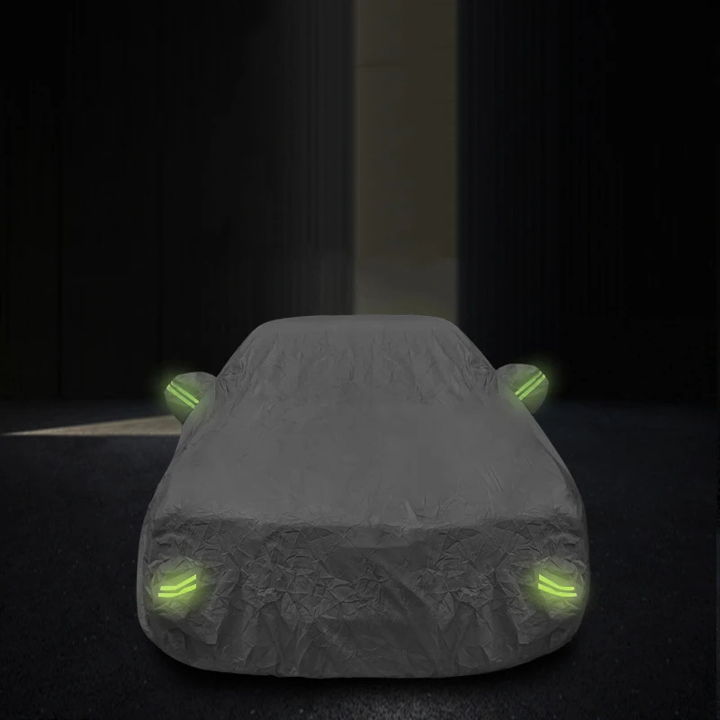 Custom Full Sedan Car Cover Waterproof PEVA Fabric With All-Weather UV Protection Snowproof And Windproof For Outdoor Use