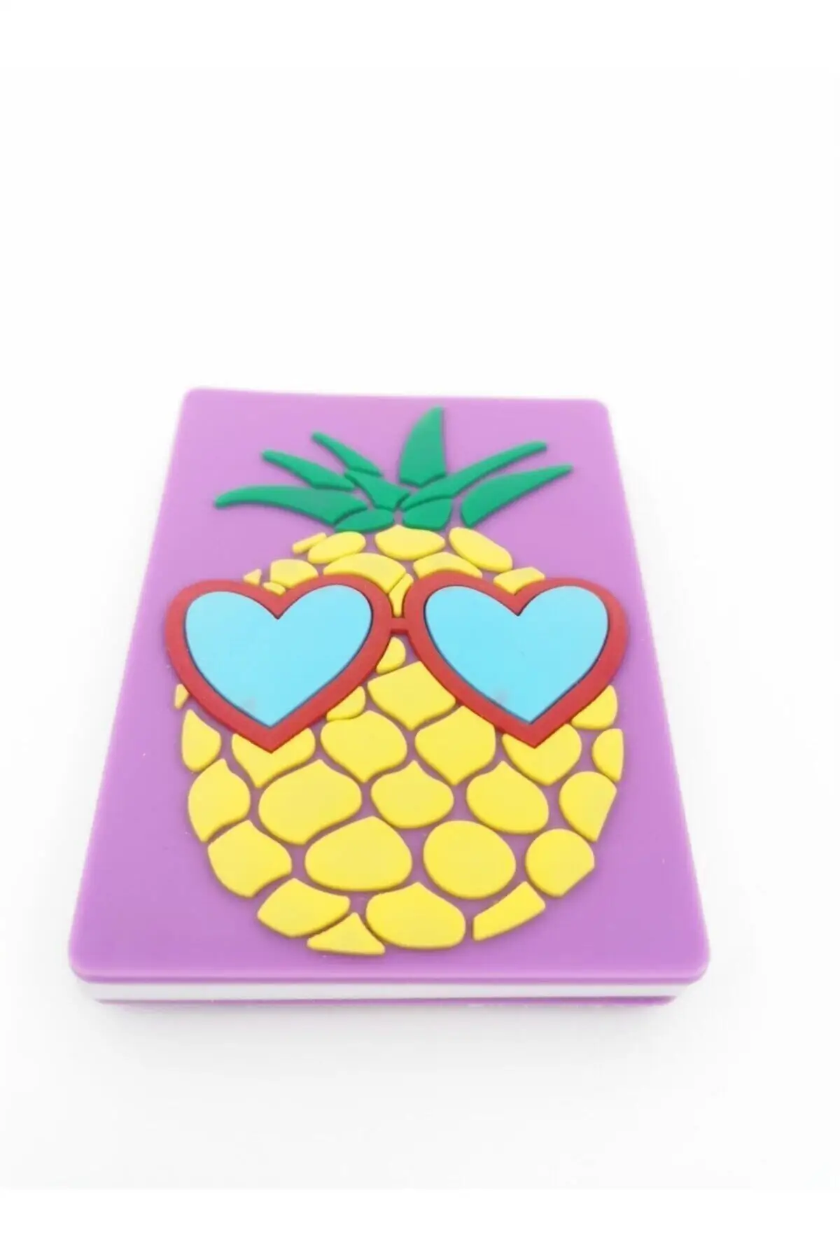 Uras Pineapple Temalı Clamshell Scented Decorative Cute Note Memoir Book Sketchbook Handmade Book