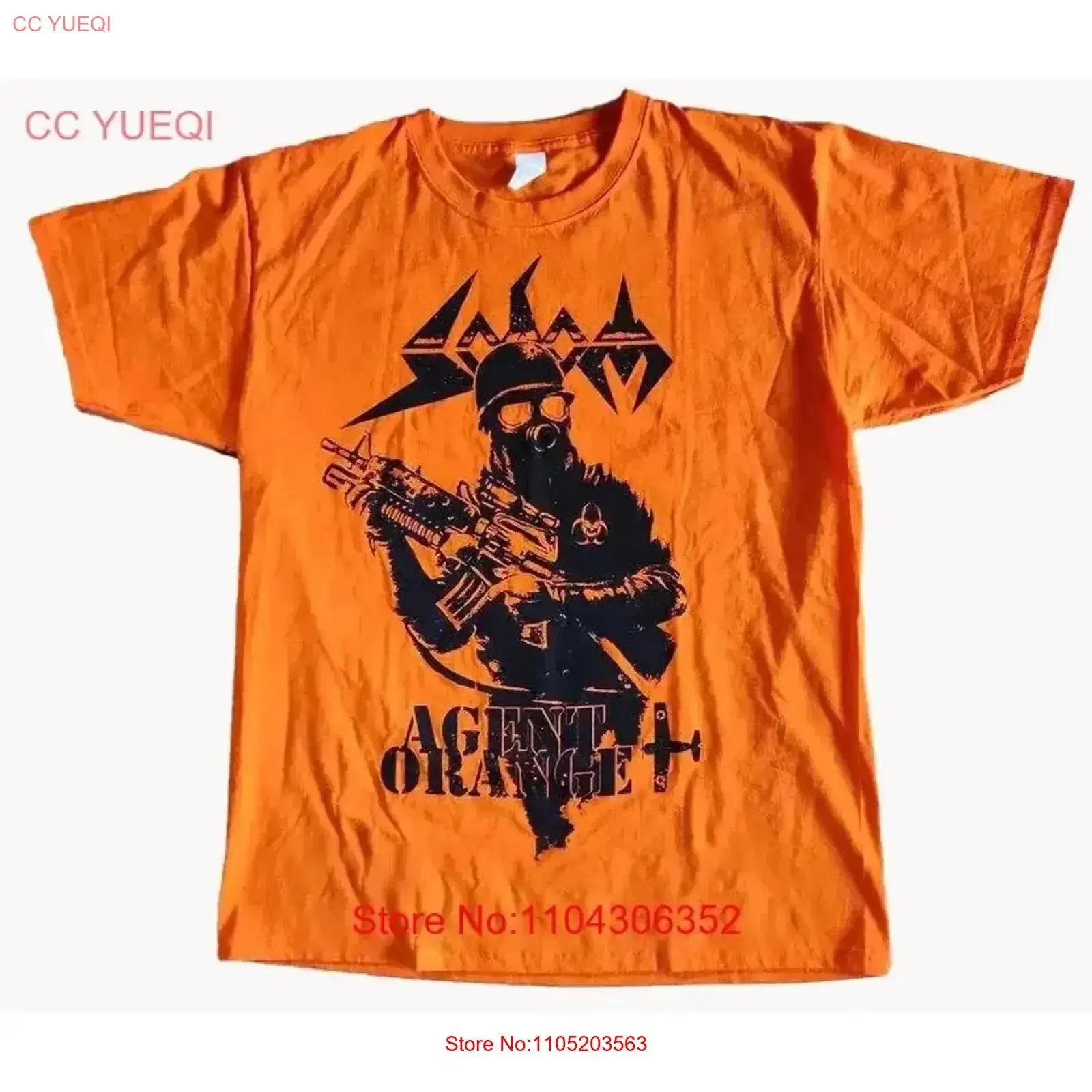 Sodom Agent Orange 1989 2019 T Shirt Full Sizes S to 5XL vintage Washed streetwear designer clothes homme Comfortable graphic