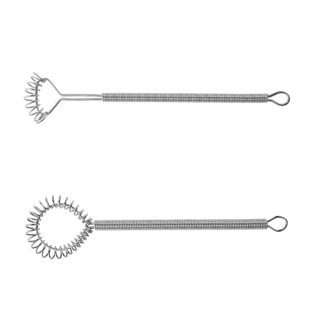 

2Pcs Spring Stirrer Kitchen Whisks Stainless Steel Egg Beaters Cocktail Ice Strainers Baking Tools Lightweight Easy