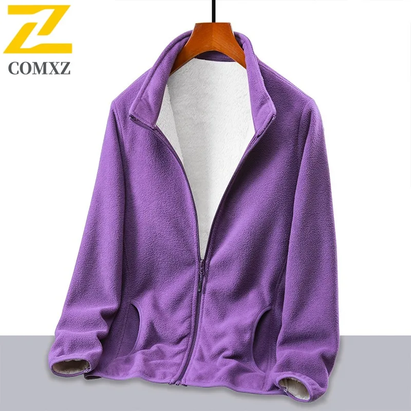 سترة جديدة للخريف للرجال من COMXZ، سترة واقية مريحة للأعمال، لون نقي، خفيفة الوزن، ملابس يومية #5