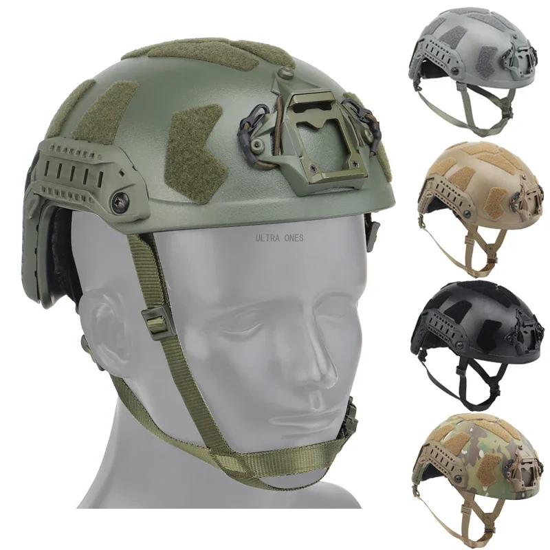 Tactical FAST Helmet Outdoor Sports Impact Resistant Safety Helmets Wargame Shooting Airsoft Gear