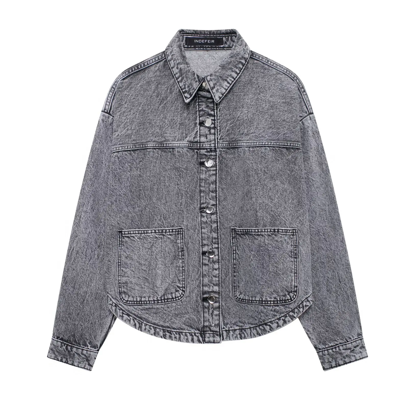 TRAF ZR Denim Jacket Women 3
