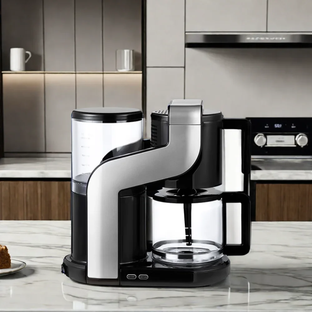 

Electric Automatic Coffee Maker Iced Americano Drip Coffee Machine 10-12 Cups Capacity