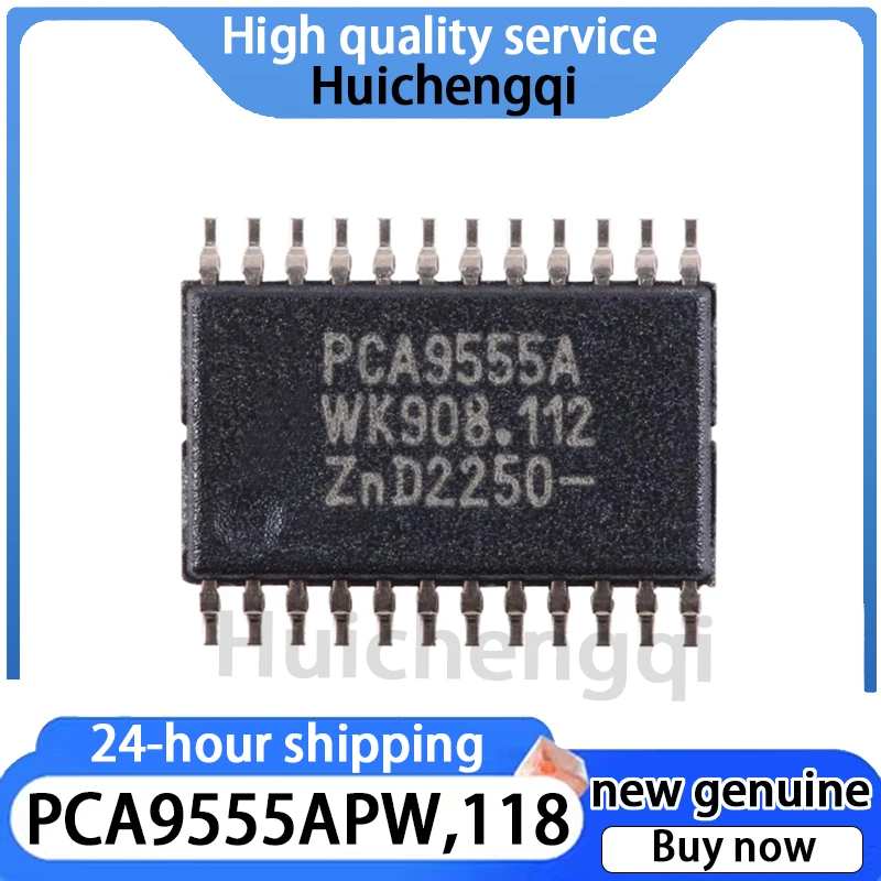 5PCS Original Genuine PCA9555APW,118 TSSOP-24 16 Bit I2C Bus I/O Extender Port Chip