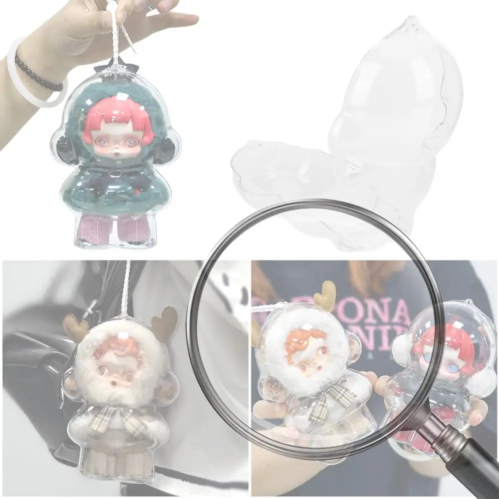 

Новый прозрачный защитный чехол-органайзер для аксессуаров куклы SP Winter Movement (Skull Panda)