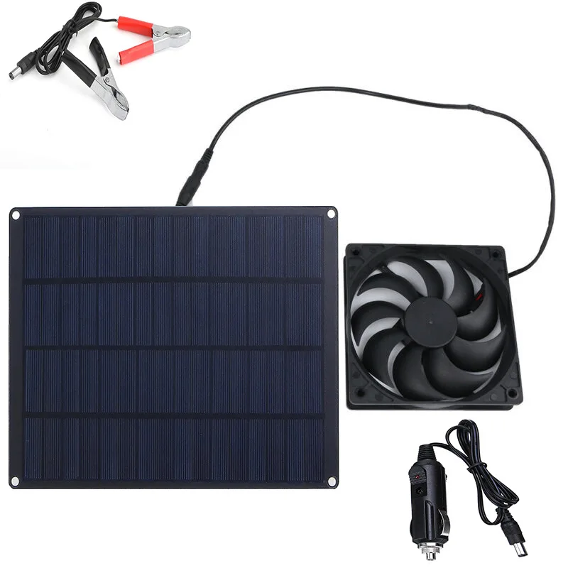 omni-in 10W solar panel and solar cooling fan kit, solar photovoltaic module