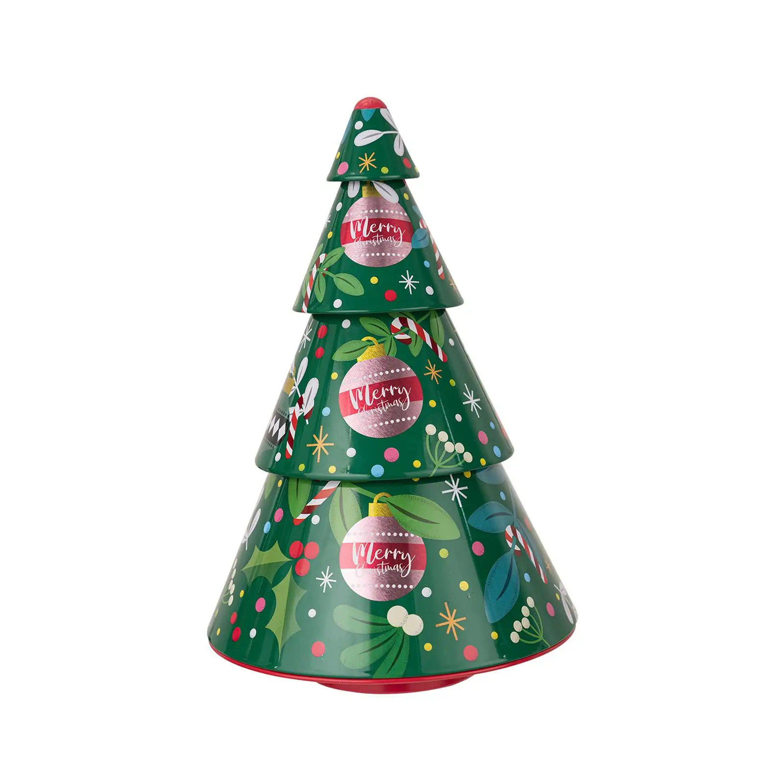 Christmas Tree Candy Box,Table Decor Ornament,Cute Cookie Candy Storage Container for Festival,Fireplace, Desktop, Xmas Party