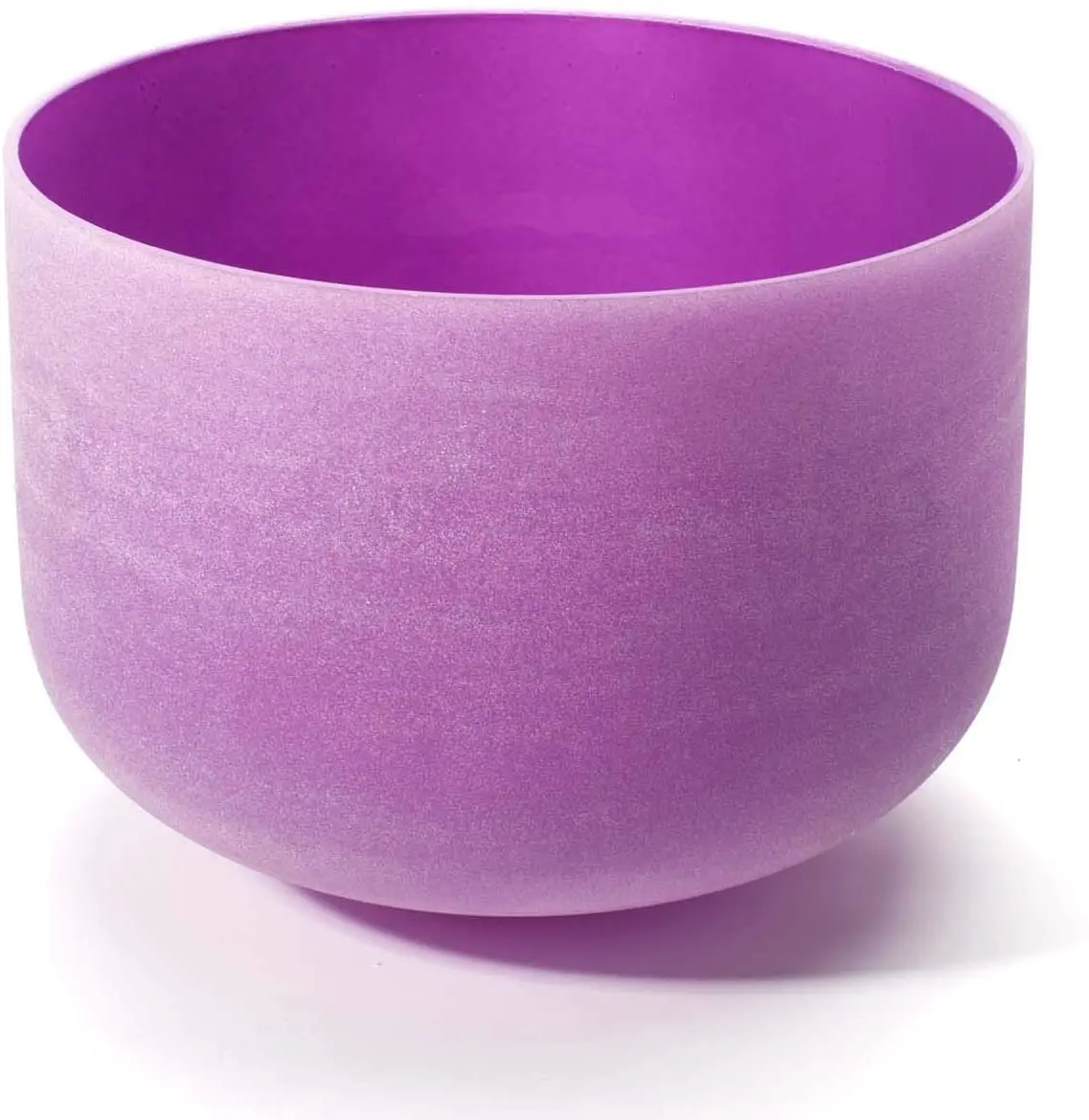 7 inch 8 inch and 9 inch Purple Quartz Crystal Frosted Singing Bowl Set Spot Goods Toneless Requirement