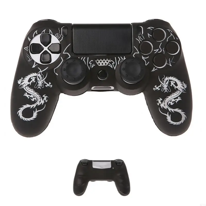 573A واقي السيليكون للحالة مع غطاء قبضة الإبهام مناسب لوحدة التحكم في Gamepad