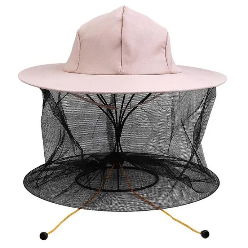 Bee Keeper Hat Breathable Beekeeper Beekeeping Cap Hat Beekeeper Hats with High Visibility Veil Face Protection Outdoor Bee