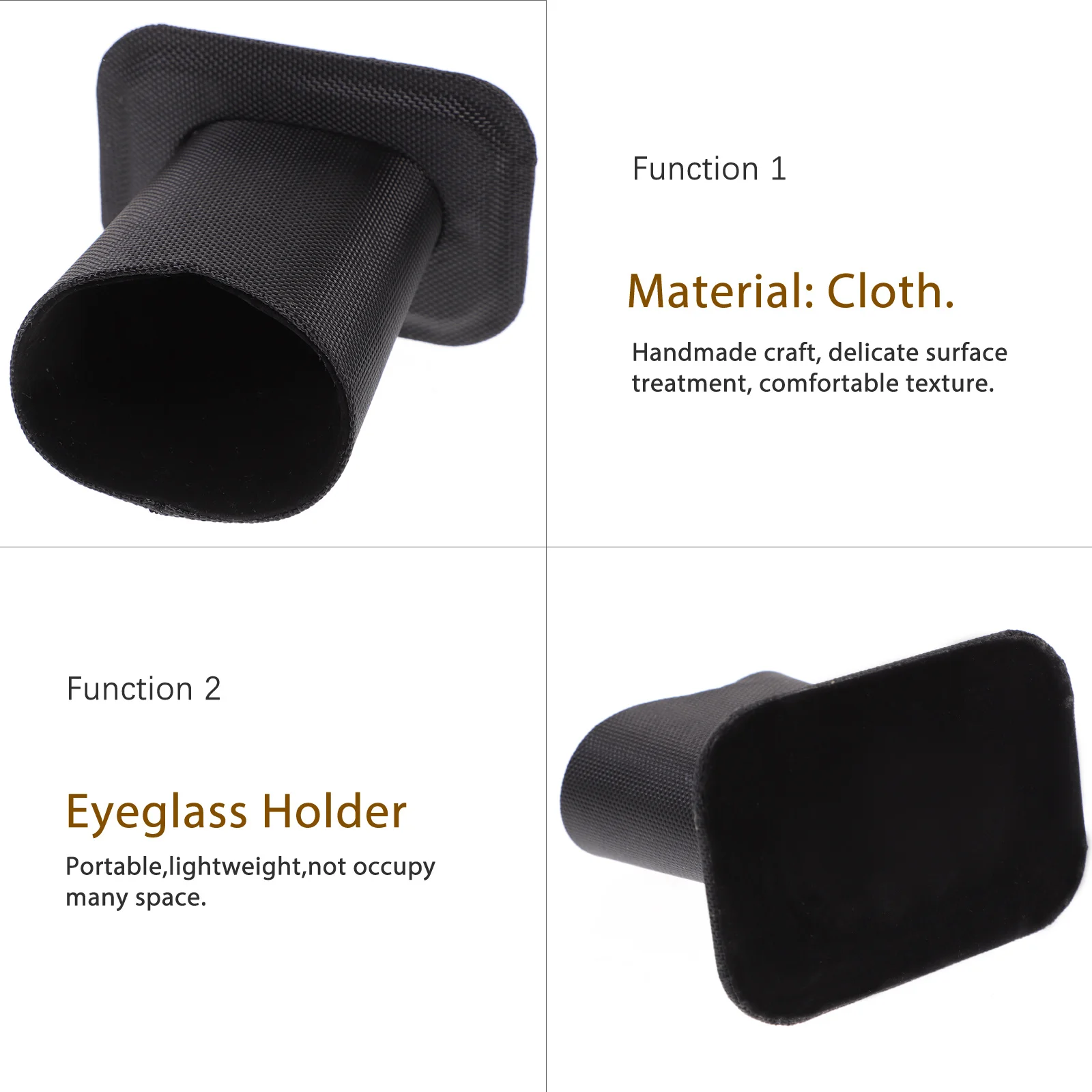 

2pcs Glasses Holder Eyeglass Stand Desktop Decoration Myopia Glasses Base Portable Solid Color Brush Pot Organizer For Home