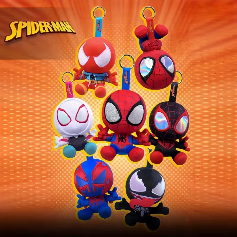 2025-uitverkoop Echt Hot Toys Spider Man-serie Blind Box Tas Hanger Sleutelhanger Schattig Peter Toys Verrassing Festival Geschenken Mystery Box