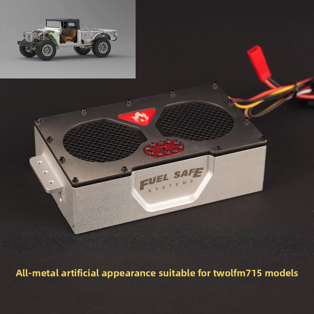 Fuel Tank Sound Set/Fuel Tank Cap for TWOLF M715 1/8 Metal Simulation RC Climbing Car TWOLF M715 Upgrade Accessories