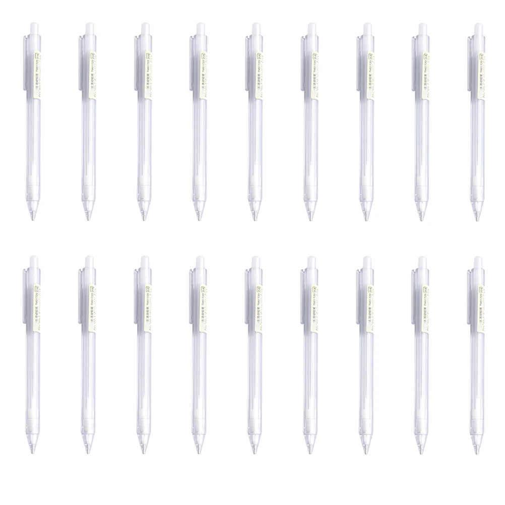 

50 Pcs Mechanical Mechanical Propelling Pencil Pencils Plastic Resin School Office Kids Transparent Writing Tools