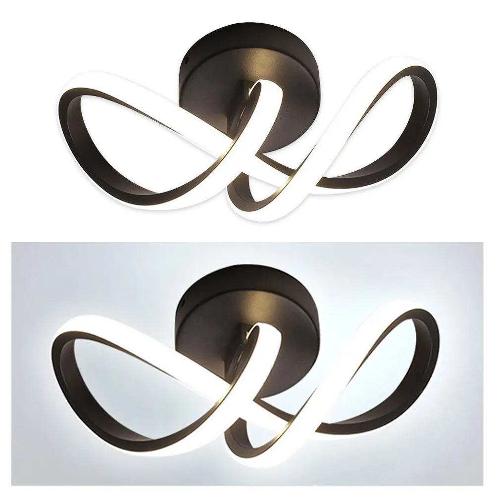 LED-Deckenleuchten für Flure, moderner Kronleuchter, dreifarbige Lampe, minimalistische Lampen für Schlafzimmer, Lichtoberflächenmontage, Esszimmer