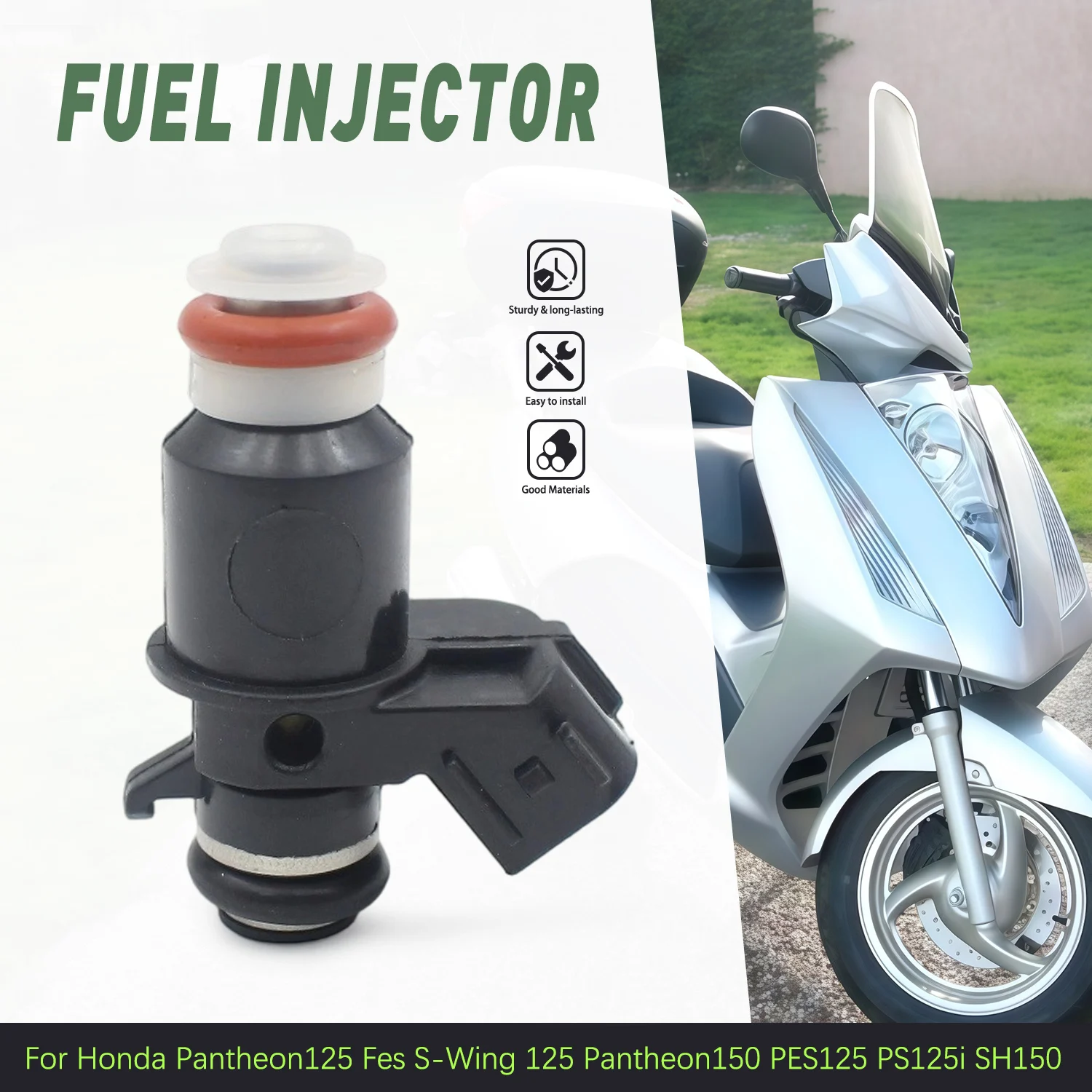 For Honda Pantheon125 Fes S-Wing 125 150 Pantheon150 Fes PES125 SH150 PS125I Motorbike Engine Repair Fuel Nozzle 16450-KRJ-901