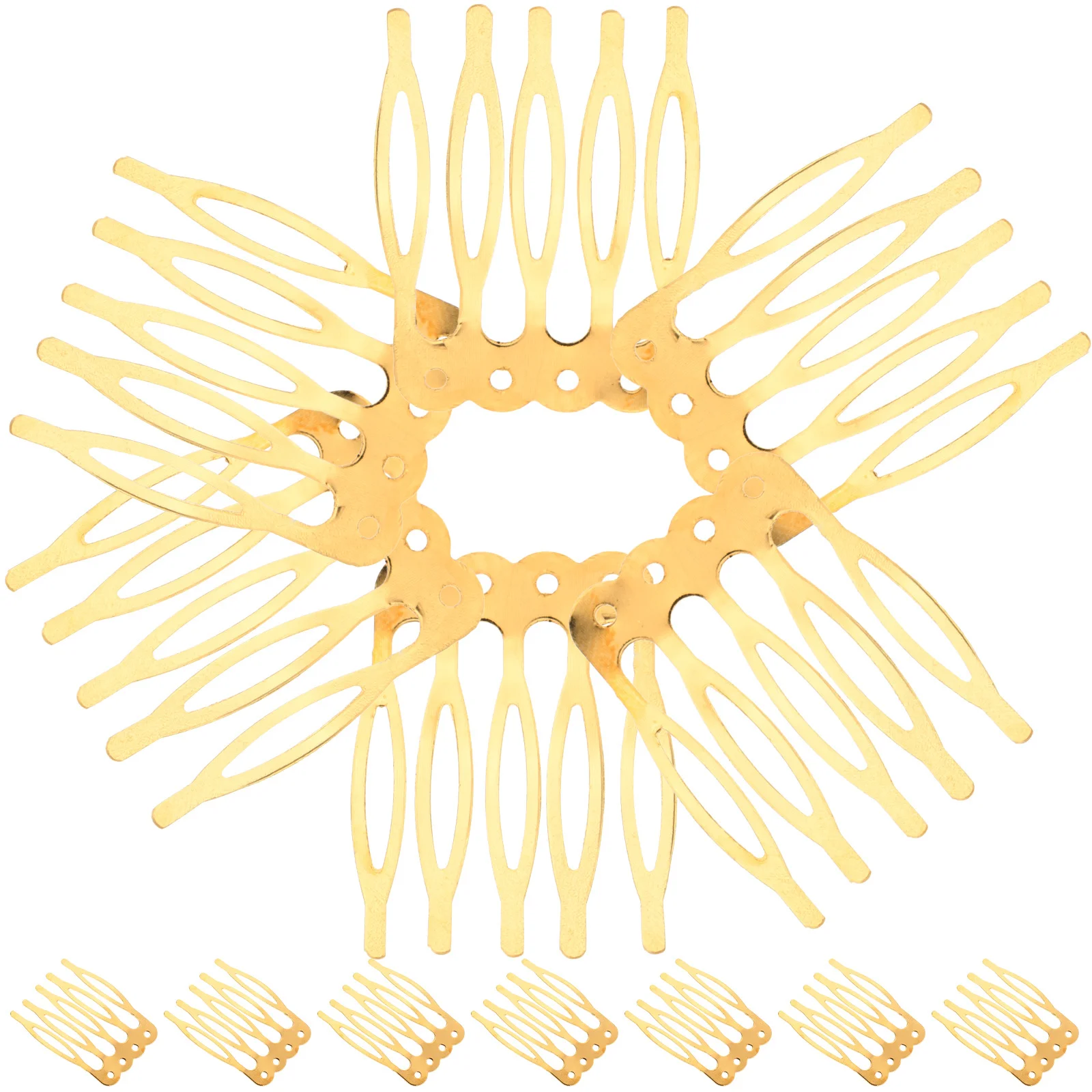 

50Pcs Hair Comb Clips Premium Material Simple DIY Hair Accessories Set for Handmade Headdress Women Ladies