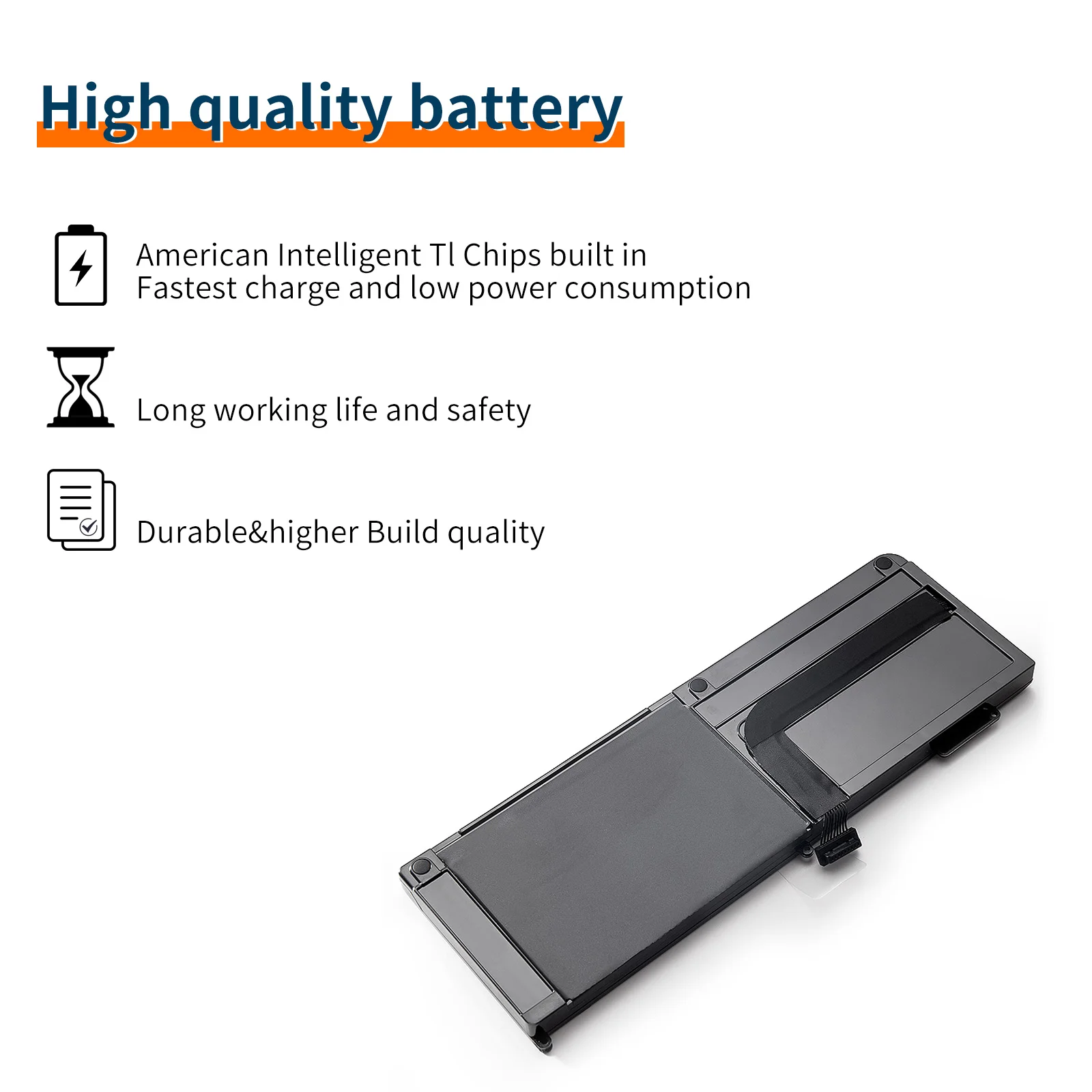 A1321 A1286 Laptop Battery for MacBook Pro 15" inch (Mid 2009 & 2010 Version) MB985/LL/A MB986/LL/A/J MC118 MC118LL/A MC373LL/A