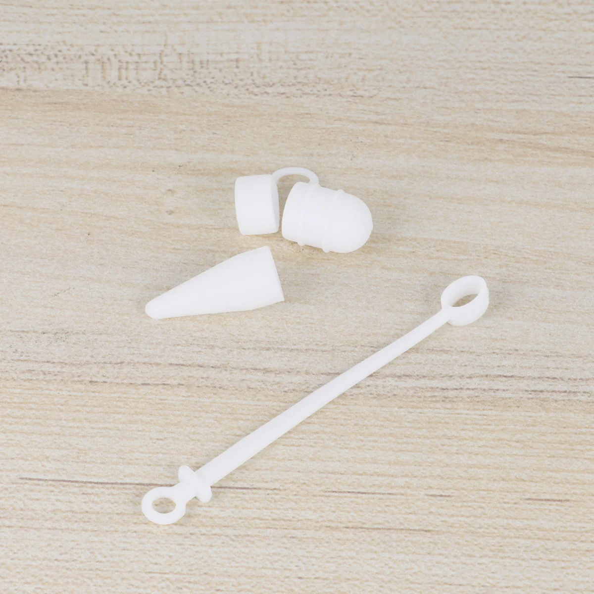 1 Juego de funda protectora de silicona para lápiz óptico, funda duradera Compatible con punta de lápiz, funda protectora para lápiz óptico blanco