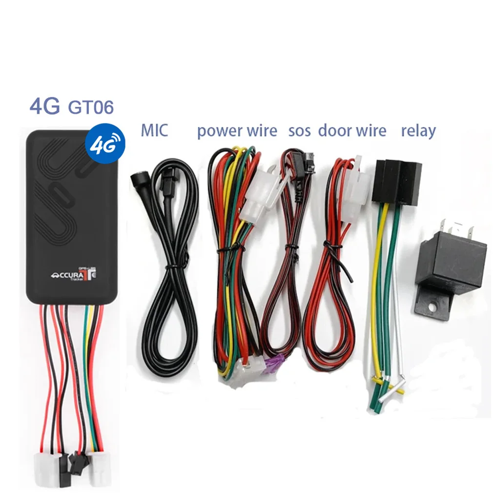 4G 2G GT06 GPS Tracker Anti-diebstahl SMS GSM GPRS Auto Tracking System Monitor Tracker Offene Tür alarm SOS Fahrzeug Locator Großhandel