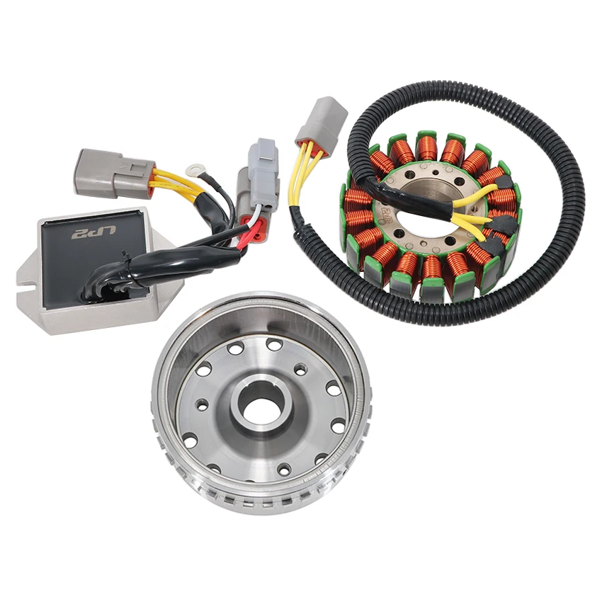 Motorcycle Regulator Rectifier+Ignition Stator Coil+Improved Flywheel For Ski-doo GSX 600 HO SDI EFI OEM:420866068 515176243