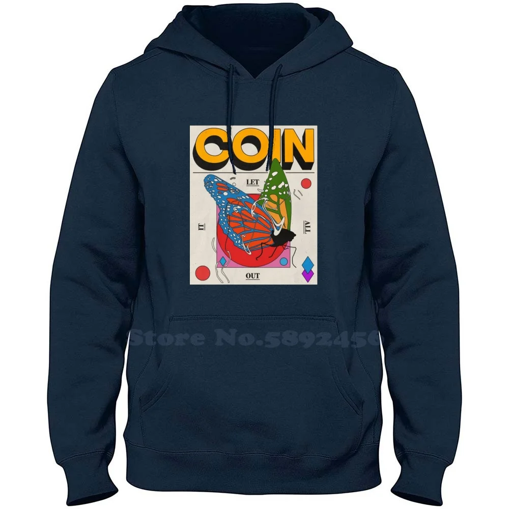 

Coin Band Long Sleeve Sweatshirt Casual 100% cotton Hoodie